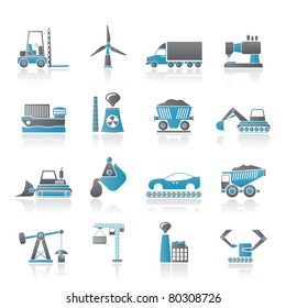 Business And Industry Icons - Vector Icon Set