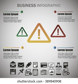 Business info graphic