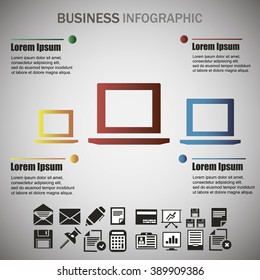 Business info graphic