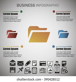 Business info graphic