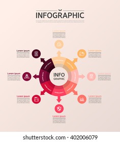 Business Info graphic Design