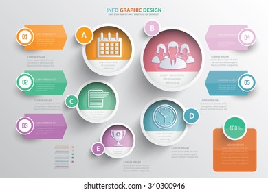 Business info graphic design.clean vector