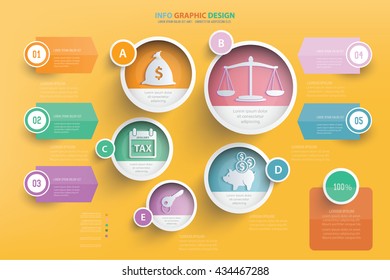 Business info graphic design,vector