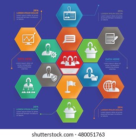 
Business info graphic design,vector
