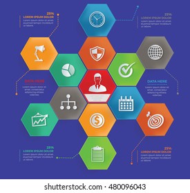 
Business info graphic design,vector
