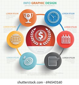 Business info graphic design,vector
