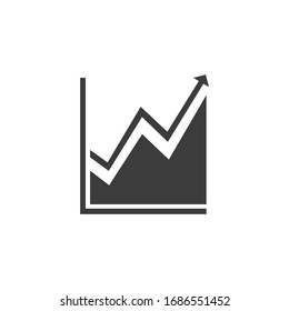 Business Info Graphic Icon Black and White Vector