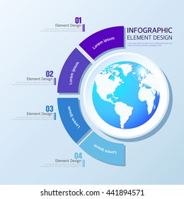Business info graphic illustration