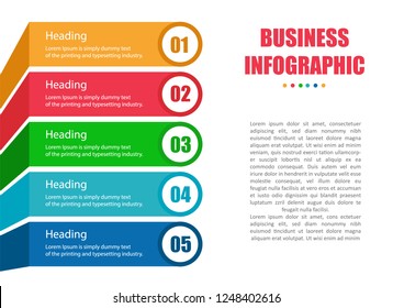 Business info graphic presentation.
vector illustration