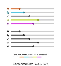 business info graphic template vector illustration