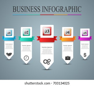 Business Info graphics Design template