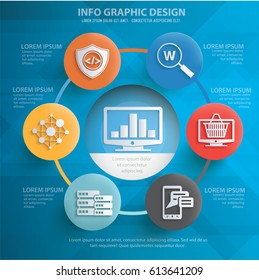 Business Info Graphics Designclean Vector Stock Vector (Royalty Free ...