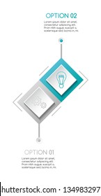 Business infograph with icons. Vector