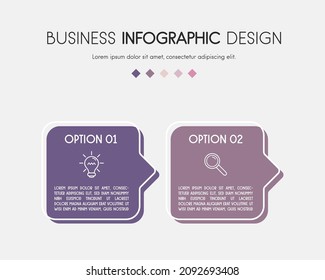 Business infograph with icons. Vector