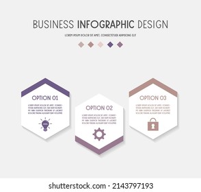 Business infograph with icons. Vector