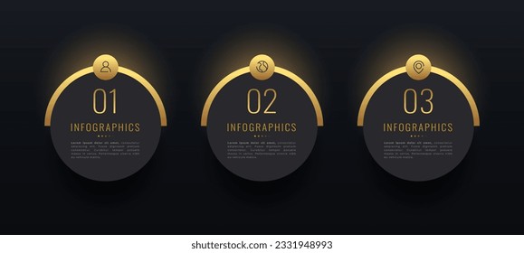 banner de infografía de negocios para mostrar información web en vector de alta calidad