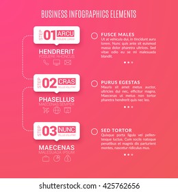 Business Infographic Banners, Vector EPS 10