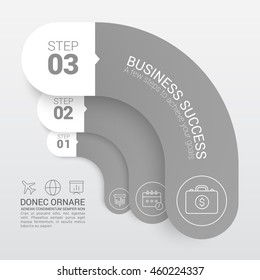Business Infographic Banners, Vector EPS 10 Illustration
