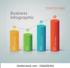 Business Infographic - bar chart