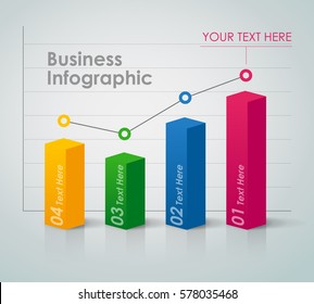 Business Infographic - bar chart