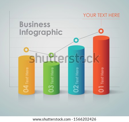 Business Infographic - bar chart