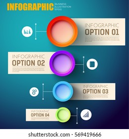 Business infographic concept. Background. Vector Illustration, eps10, contains transparencies.