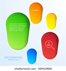 Business infographic concept. Background. Vector Illustration, eps10, contains transparencies.