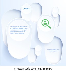 Business infographic concept. Background. Vector Illustration, eps10, contains transparencies.