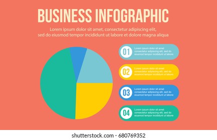 Business Infographic concept step