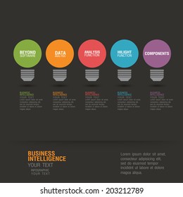 Business infographic concopt