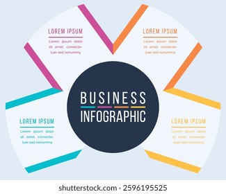 Business Infographic design 4 information