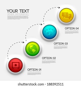 business infographic design background concept. vector illustration