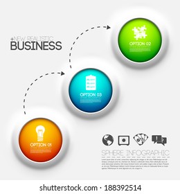 business infographic design background concept. vector illustration