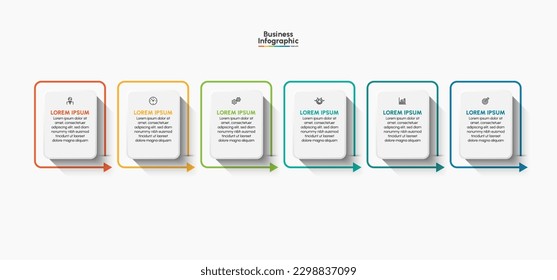Business infographic design background template.