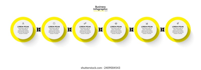 Plantilla de fondo de diseño de infografía de negocios