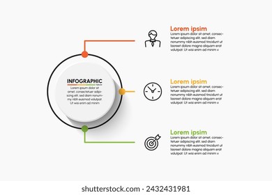 Plantilla de fondo de diseño de infografía de negocios
