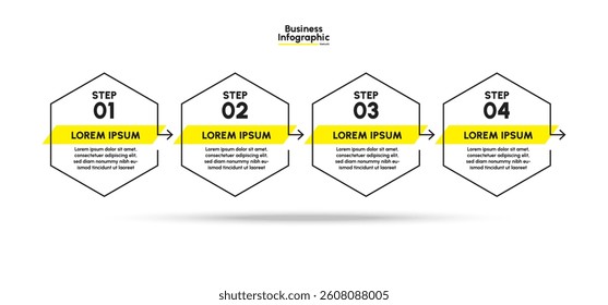 Business infographic design background template