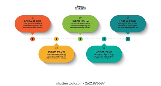 Business infographic design background template