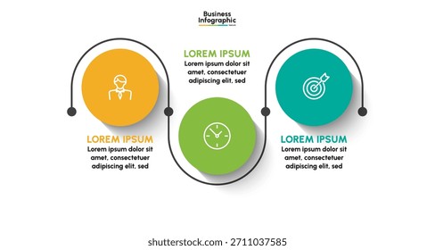 Business infographic design background template