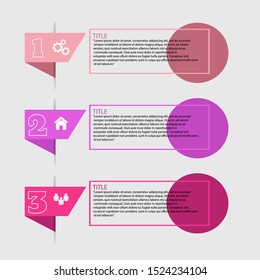 business infographic design color concept eps 10 vector