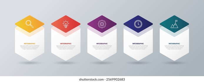 Business Infographic Design Concepts for Presentations