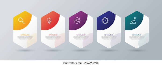 Business Infographic Design Concepts for Presentations