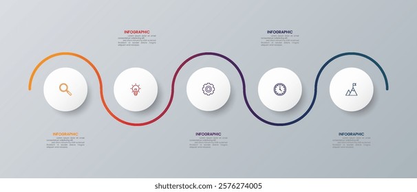 Business Infographic Design Concepts for Presentations