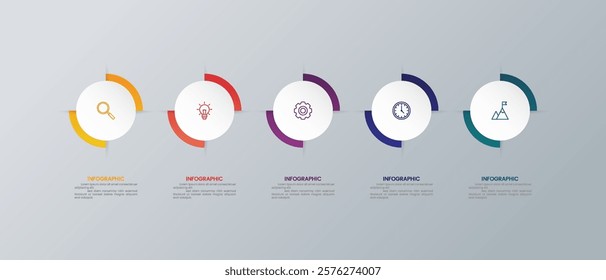 Business Infographic Design Concepts for Presentations