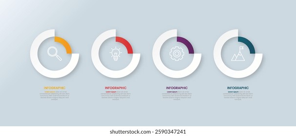 Business Infographic Design Concepts for Presentations