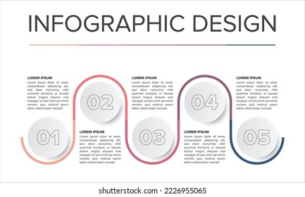 	
Business Infographic Design idea element set modern elegant flat
