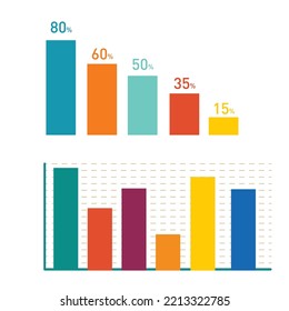 negocio de diseño infográfico ilustración de vector multicolor