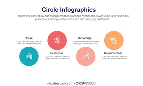 Business infographic design template with 4 options, steps or processes. Can be used for workflow layout, diagram, annual report, web design