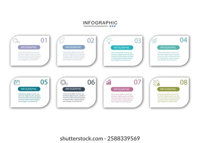 Business infographic design template with 4 options, steps or processes. vector illustration.