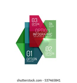 Business infographic design template. Abstract geometric elements suitable for text or infographics